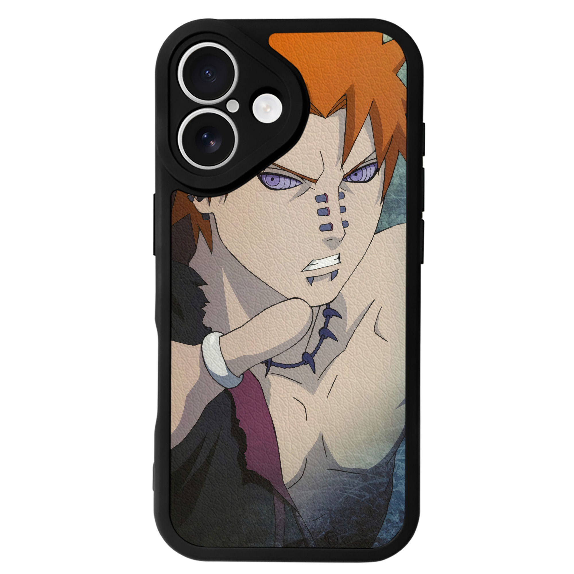 （画像用） NARUTO -ナルト- NARUTO -ナルト- 疾風伝 【iPhone 16シリーズ対応】シリコンスマホケース（レザー調） 材質：シリコン